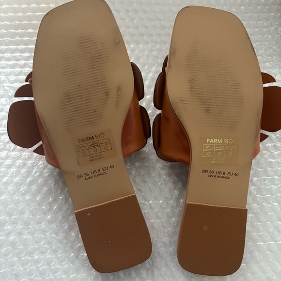 FARM Rio Tan Leaf Cutout Sandals - Picture 4 of 6